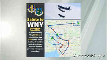 914th Air Refueling Wing and 158th Fighter Wing set to fly over WNY saluting frontline, essential workers