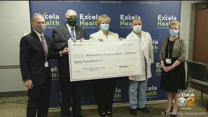 ‘We Were Overwhelmed By Online Donations’: Excela Health Donates $80,000 In Coronavirus Relief Funds To Westmoreland Co. Food Bank