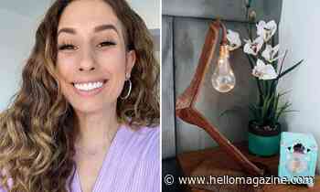 Stacey Solomon stuns fans as she makes chic bedside lamp out of broken hanger