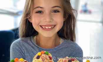 Amanda Holden's daughter Hollie makes incredible rainbow cupcakes – see photo