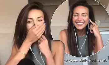 Michelle Keegan is mortified after her dog Phoebe causes chaos during Brassic livestream