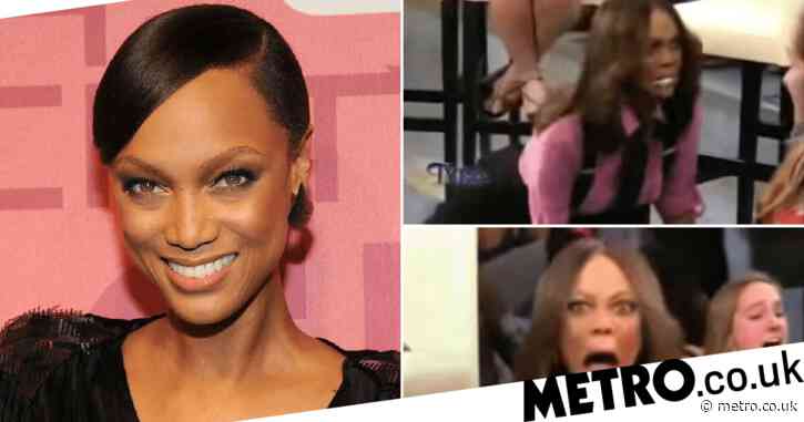 Tyra Banks flashback unearths moment she pretended she had rabies after ‘being bitten by a dog’ on live TV