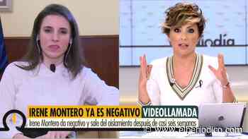 Sonsoles Ónega pregunta a Irene Montero por la salida con sus hijos: "¿Irán a pasear o con el jardín les vale?" - El Periódico