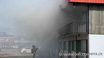 'Just shooken right up': Guests evacuated as Saskatoon firefighters battle hotel blaze - CTV News Saskatoon