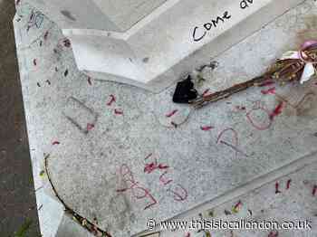 Hayes war memorial vandalised in VE week