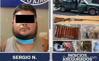 Detienen a un hombre con arma y droga en Zinacatepec - Milenio