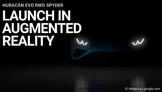 Lamborghini unveiling Huracán EVO RWD Spyder using Apple’s AR Quick Look for iPhone and iPad