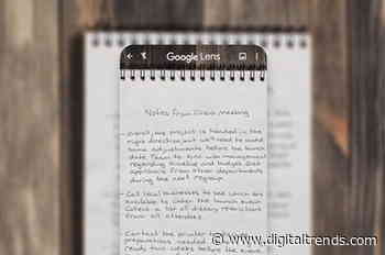 Google Lens can now copy real-life text and paste it into your computer