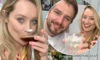 Laura Whitmore hosts 30 minute virtual dinner party masterclass with her fiancé Iain Stirling 
