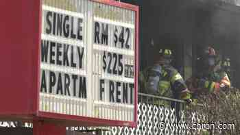 Fire breaks out at east Houston motel