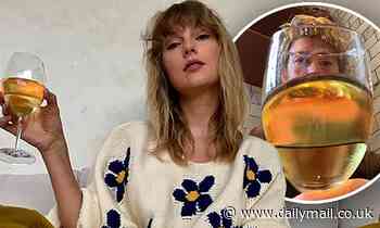 Taylor Swift shares a glimpse of her life with Joe Alwyn as they pose with identical wine glasses