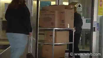 Local companies team up to hand out more than 500 meals to Catholic Health workers