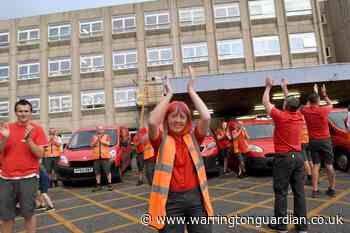 Emotional scenes as posties head to Warrington Hospital to thank our NHS - Warrington Guardian