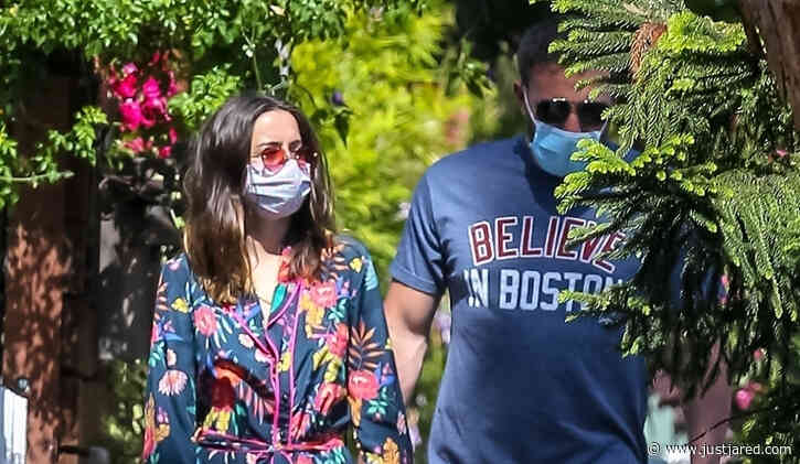 Ben Affleck Shows His Boston Pride During Walk with Ana de Armas