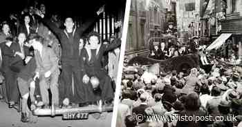 Street lights, bunting and a kind-hearted taxi driver - VE Day in Bristol