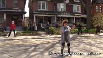 Toronto line-dance instructor leading daily sidewalk sessions - The Globe and Mail