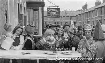 38 pictures of Hereford street parties on VE Day, 1945