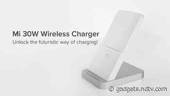 Xiaomi Mi 30W Wireless Charger With Built-in Cooling Fan Launched in India