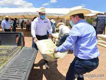 Entrega JRAT 120 toneladas de suplemento en Santiago Papasquiaro - La Voz de Durango