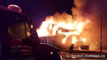 Fire destroys restaurant east of Listowel | CTV News - CTV News London