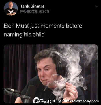 Elon Musk Just Moments Before Naming His Child – Meme