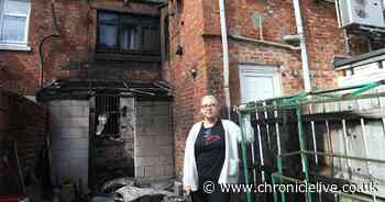 Young mum and son left homeless after fire destroys flat