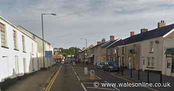 Why there was a large police presence in Morriston on Thursday