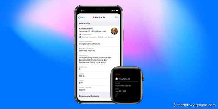 Apple Watch and iPhone can automatically send vital Medical ID info to first responders in iOS 13.5