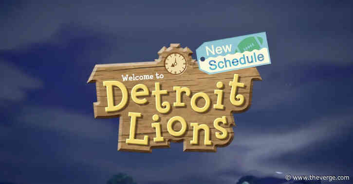 Detroit Lions reveal schedule through Animal Crossing: New Horizons