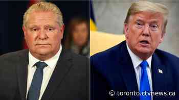 Ontario premier 'adamant' he doesn't want Canada-U.S. border to open
