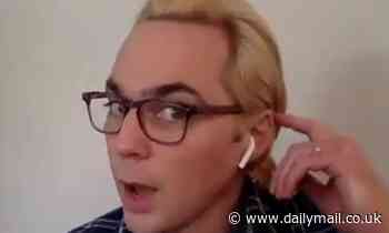 Jim Parsons reveals he's bleached his hair to 'shake things up' for his husband in lockdown