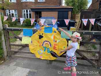 PICTURES AND VIDEO: York celebrates VE Day - from a distance