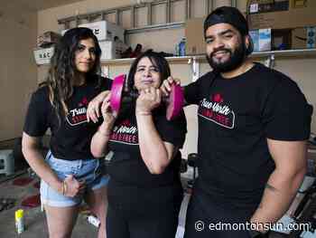 Search for home workout equipment turns into small business for Edmonton family - Edmonton Sun