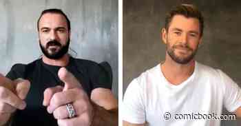 Watch: WWE's Drew McIntyre Interviews Chris Hemsworth About "Extraction" Role, New Fitness App - ComicBook.com