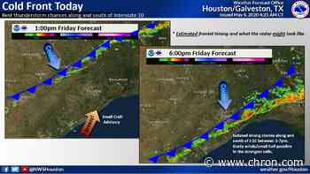 Houston weather: Rainy Friday, but sunny and pleasant by Mother’s Day - Chron