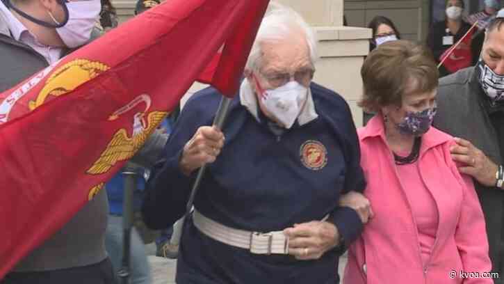 World War II vet celebrates victory over COVID-19