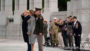 Second World War veterans join Trump at VE Day ceremony