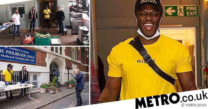 KSI does his bit amid coronavirus pandemic as he provides food for homeless