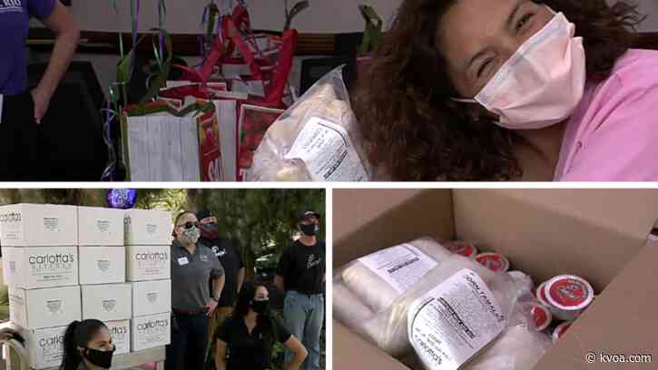 Local organizations team up to deliver tamales to El Rio Health nurses for National Nurses Week