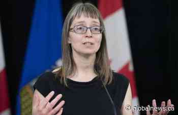 Dr. Hinshaw encouraged by declining COVID-19 hospitalizations in Alberta