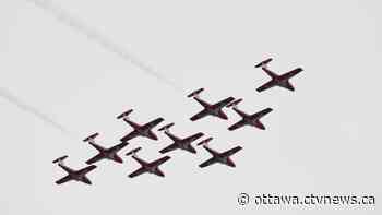 Snowbirds fly over Ottawa as part of Operation Inspiration - CTV News