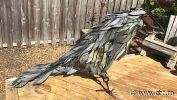 Meet Crowvid19, Ottawa's wandering scrap metal crow - CBC.ca