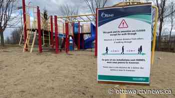 Ottawa opens greenspaces in parks, but playground structures and fields remain closed - CTV News