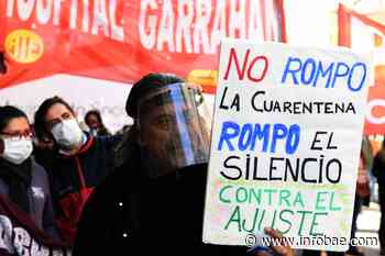 Otro día de protestas en la Ciudad de Buenos Aires pese a la cuarentena obligatoria - infobae