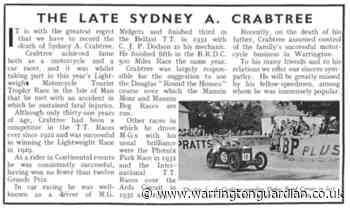 HALL OF HEROES: Motorcyclist Sydney Alfred Crabtree