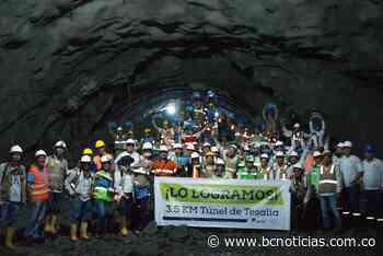 Finalizó la etapa de excavación del túnel de Tesalia - BC NOTICIAS - BC Noticias