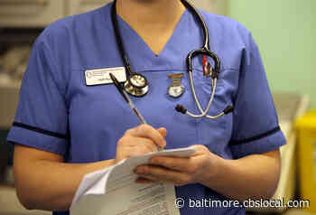 Baltimore County Police, Firefighters Thank Hospital Workers With Tribute - CBS Baltimore