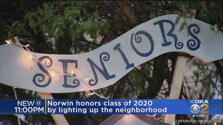 ‘#NorwinStrong’: Norwin School District Celebrates Their Seniors With Lights, Yard Signs