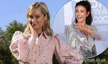 Laura Whitmore and Michelle Keegan 'battle it out to take over Celebrity Juice'