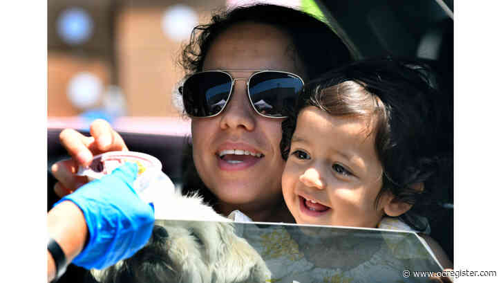 Moms celebrated at Saddleback Church Mother’s Day drive-thru parade in Anaheim
